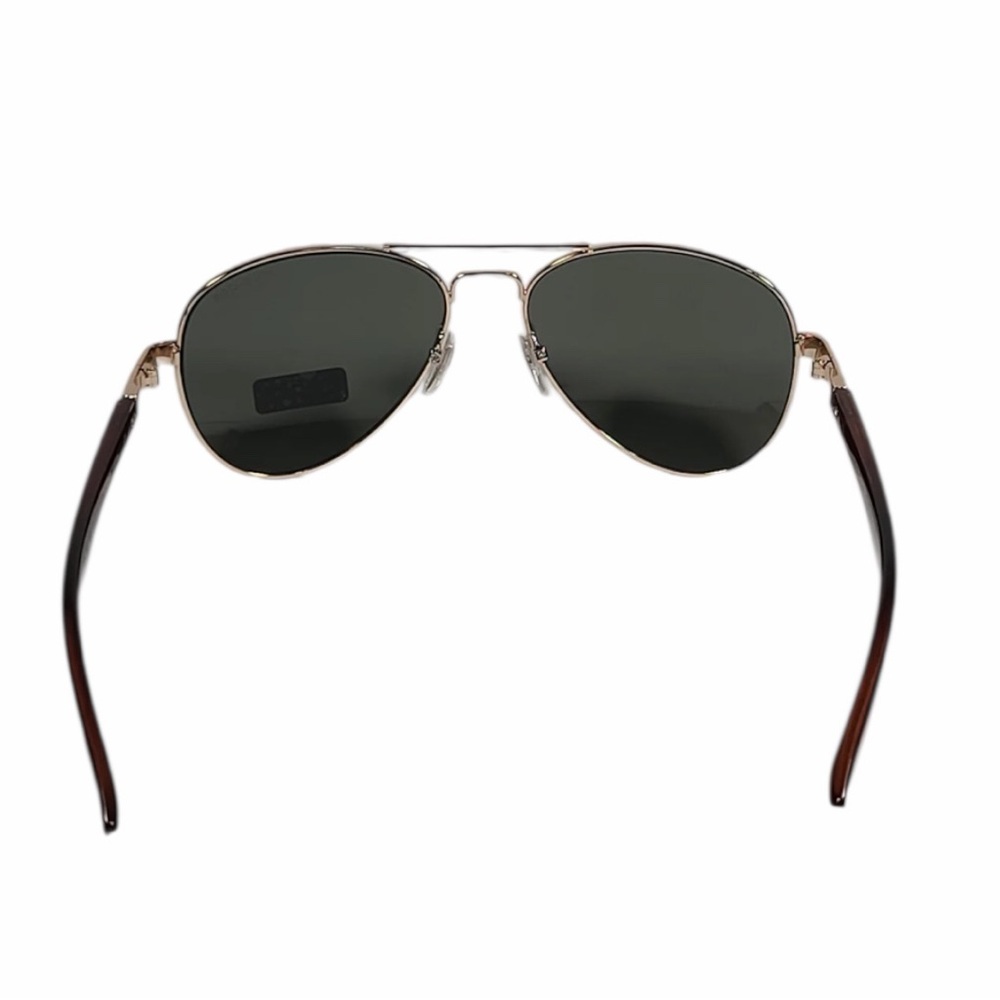 Tommy Hilfiger Benjamin Aviator Sunglasses Brown Tortoise Frame Gold Mirror Lens - Picture 5 of 6